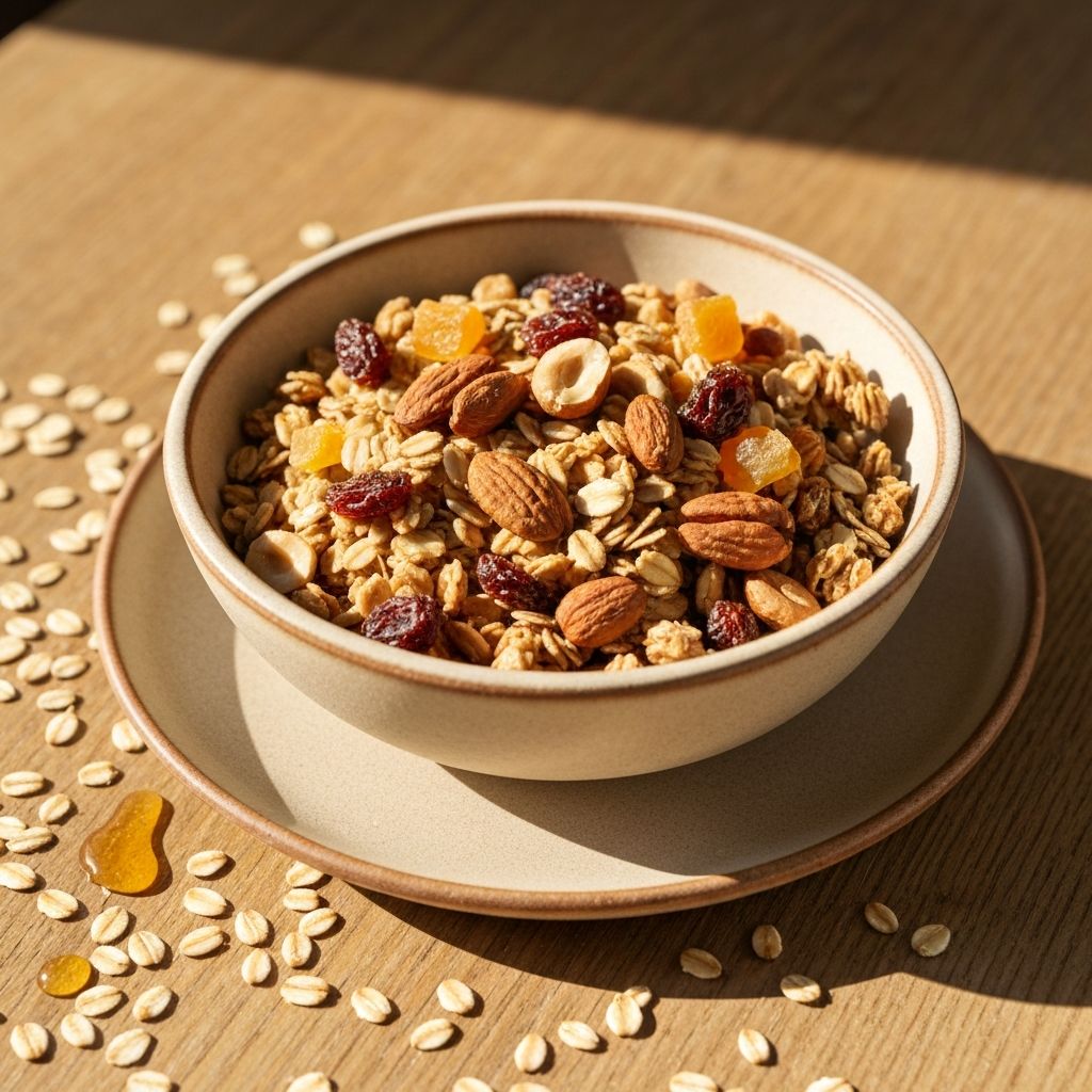 Recette : Granola maison aux fruits secs